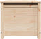 vidaXL - Opbergbox - 110x50x45,5 - cm - massief - grenenhout