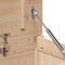 vidaXL - Opbergbox - 110x50x45,5 - cm - massief - grenenhout