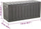 vidaXL - Opbergbox - 118x53x57 - cm - polypropyleen - zwart