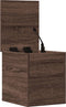 vidaXL - Opbergbox - 30x35x35 - cm - bewerkt - hout - bruin - eikenkleur