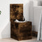 vidaXL - Opbergbox - 30x35x35 - cm - bewerkt - hout - gerookt - eikenkleurig