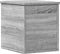 vidaXL - Opbergbox - 30x35x35 - cm - bewerkt - hout - grijs - sonoma - eikenkleurig