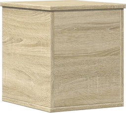 vidaXL - Opbergbox - 30x35x35 - cm - bewerkt - hout - sonoma - eikenkleurig
