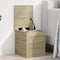 vidaXL - Opbergbox - 30x35x35 - cm - bewerkt - hout - sonoma - eikenkleurig