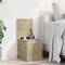 vidaXL - Opbergbox - 30x35x35 - cm - bewerkt - hout - sonoma - eikenkleurig