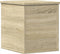 vidaXL - Opbergbox - 30x35x35 - cm - bewerkt - hout - sonoma - eikenkleurig