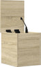 vidaXL - Opbergbox - 30x35x35 - cm - bewerkt - hout - sonoma - eikenkleurig