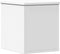 vidaXL - Opbergbox - 30x35x35 - cm - bewerkt - hout - wit