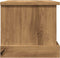 vidaXL - Opbergbox - 30x50x28 - cm - bewerkt - hout - artisanaal - eikenkleurig