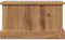 vidaXL - Opbergbox - 30x50x28 - cm - bewerkt - hout - artisanaal - eikenkleurig