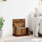 vidaXL - Opbergbox - 30x50x28 - cm - bewerkt - hout - oud - houtkleurig