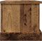 vidaXL - Opbergbox - 30x50x28 - cm - bewerkt - hout - oud - houtkleurig