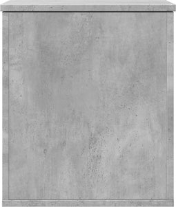 vidaXL - Opbergbox - 40x42x46 - cm - bewerkt - hout - betongrijs