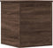 vidaXL - Opbergbox - 40x42x46 - cm - bewerkt - hout - bruin - eikenkleurig