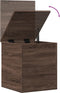 vidaXL - Opbergbox - 40x42x46 - cm - bewerkt - hout - bruin - eikenkleurig