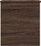 vidaXL - Opbergbox - 40x42x46 - cm - bewerkt - hout - bruin - eikenkleurig