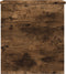 vidaXL - Opbergbox - 40x42x46 - cm - bewerkt - hout - gerookt - eikenkleurig