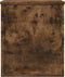 vidaXL - Opbergbox - 40x42x46 - cm - bewerkt - hout - gerookt - eikenkleurig