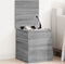 vidaXL - Opbergbox - 40x42x46 - cm - bewerkt - hout - grijs - sonoma - eikenkleurig