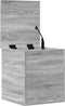 vidaXL - Opbergbox - 40x42x46 - cm - bewerkt - hout - grijs - sonoma - eikenkleurig