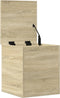 vidaXL - Opbergbox - 40x42x46 - cm - bewerkt - hout - sonoma - eikenkleurig