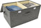 vidaXL - Opbergbox - 50x30x25 - cm - stof - antracietkleurig