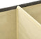 vidaXL - Opbergbox - 50x30x25 - cm - stof - crèmekleurig