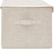 vidaXL - Opbergbox - 50x30x25 - cm - stof - crèmekleurig
