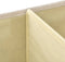 vidaXL - Opbergbox - 50x30x25 - cm - stof - crèmekleurig