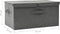vidaXL - Opbergbox - 50x30x25 - cm - stof - grijs