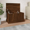 vidaXL - Opbergbox - 50x30x28 - cm - bewerkt - hout - bruin - eikenkleur