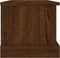 vidaXL - Opbergbox - 50x30x28 - cm - bewerkt - hout - bruin - eikenkleur