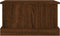 vidaXL - Opbergbox - 50x30x28 - cm - bewerkt - hout - bruin - eikenkleur