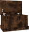 vidaXL - Opbergbox - 50x30x28 - cm - bewerkt - hout - gerookt - eikenkleurig