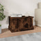 vidaXL - Opbergbox - 50x30x28 - cm - bewerkt - hout - gerookt - eikenkleurig
