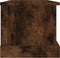 vidaXL - Opbergbox - 50x30x28 - cm - bewerkt - hout - gerookt - eikenkleurig
