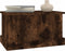 vidaXL - Opbergbox - 50x30x28 - cm - bewerkt - hout - gerookt - eikenkleurig