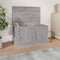 vidaXL - Opbergbox - 50x30x28 - cm - bewerkt - hout - grijs - sonoma - eikenkleurig