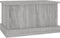 vidaXL - Opbergbox - 50x30x28 - cm - bewerkt - hout - grijs - sonoma - eikenkleurig