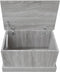 vidaXL - Opbergbox - 50x30x28 - cm - bewerkt - hout - grijs - sonoma - eikenkleurig