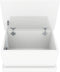 vidaXL - Opbergbox - 50x30x28 - cm - bewerkt - hout - hoogglans - wit