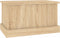 vidaXL - Opbergbox - 50x30x28 - cm - bewerkt - hout - sonoma - eikenkleurig
