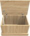 vidaXL - Opbergbox - 50x30x28 - cm - bewerkt - hout - sonoma - eikenkleurig