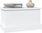 vidaXL - Opbergbox - 50x30x28 - cm - bewerkt - hout - wit