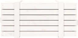 vidaXL - Opbergbox - 58x40,5x42 - cm - massief - grenenhout - grijs