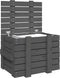 vidaXL - Opbergbox - 58x40,5x42 - cm - massief - grenenhout - grijs