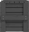 vidaXL - Opbergbox - 58x40,5x42 - cm - massief - grenenhout - grijs
