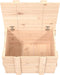vidaXL - Opbergbox - 58x40,5x42 - cm - massief - grenenhout