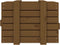 vidaXL - Opbergbox - 58x40,5x42 - cm - massief - grenenhout - honingbruin