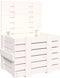 vidaXL - Opbergbox - 58x40,5x42 - cm - massief - grenenhout - wit